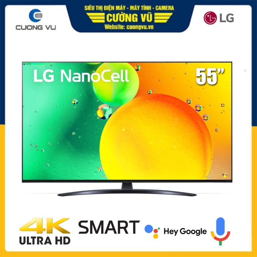 TV LG 55 Inches 55NANO76SQA