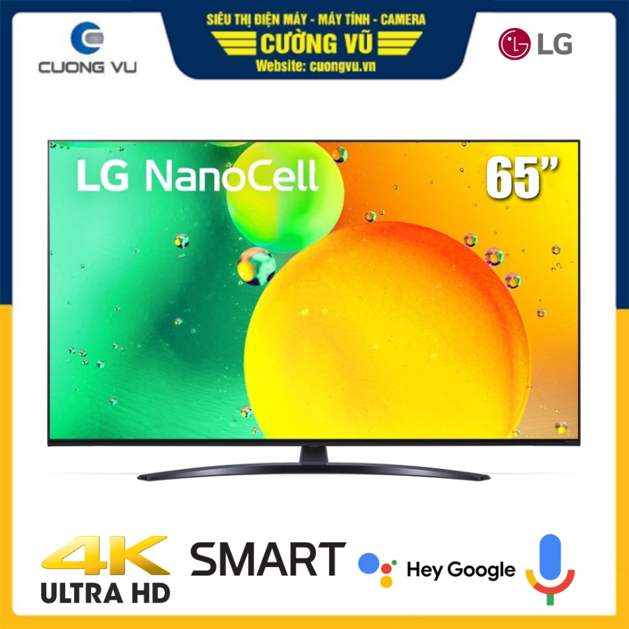 TV LG 65 Inches 65NANO76SQA